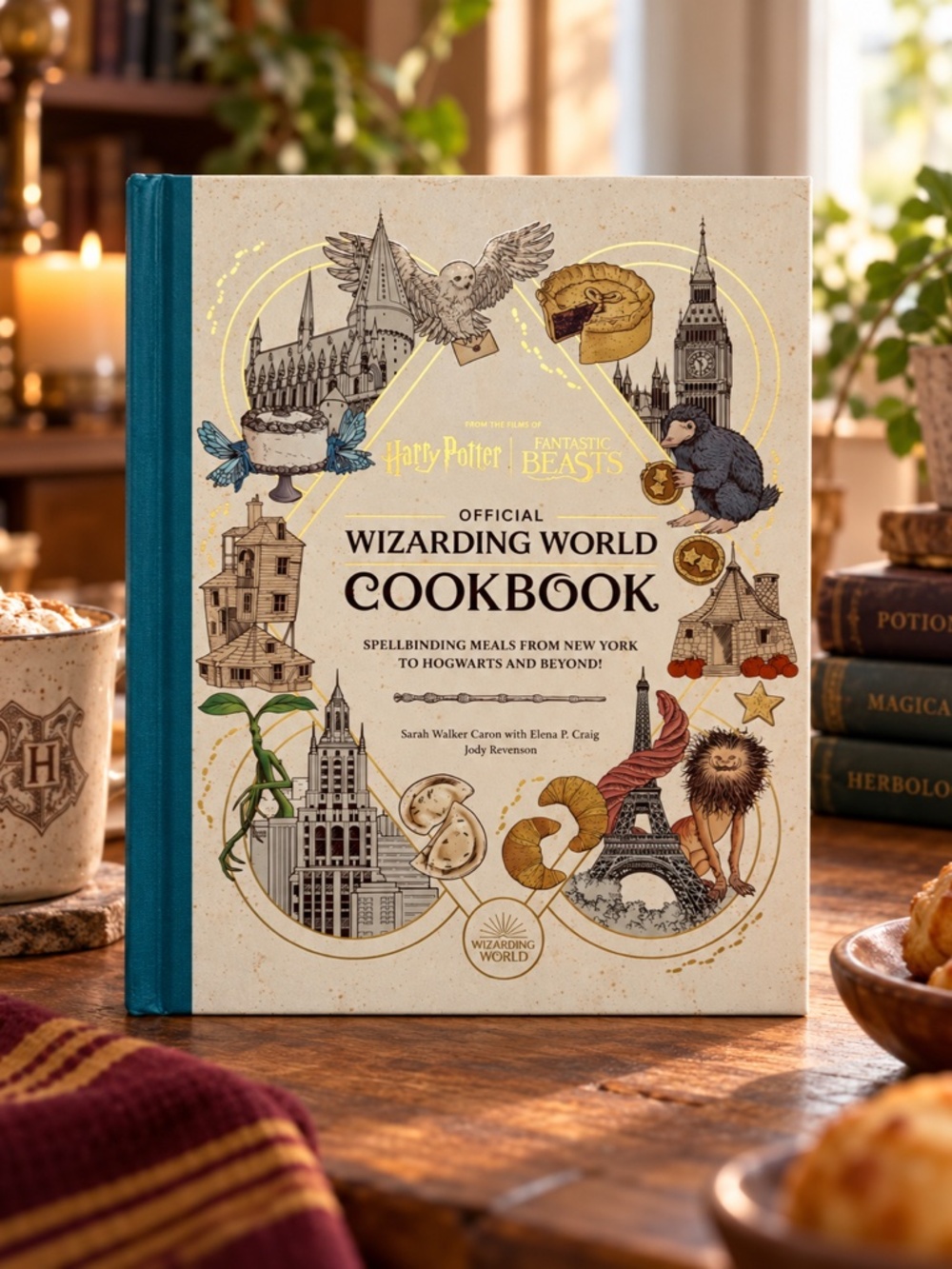 Harry Potter Fantastic Beasts Official Wizarding World Cookbook Hardcover 2024